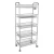 Import 5 Tiers Kitchen Vegetable Trolley Movable Metal Utility Storage Rolling Cart from China