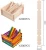 Import 50 Pieces Sawtooth Wood Craft Sticks  4-1/2&quot; Colorful Ice Cream Popsicle Sticks Used for  DIY Craft Toy Party Supplies from China