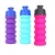 Import 500ML Gym Accessories Portable Colorful Sports Collapsible Silicone Water Bottle from China