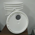 5.28 gallon plastic paint pail  20L plastic paint bucket with lid