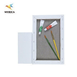 550G Blank Linen Artist Stretched Canvases for Professional Painting