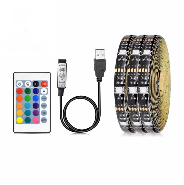 Buy 5v Usb 5050 Rgb Tv Led Backlights 1m 2m 3m 5mled Strip Lights ...