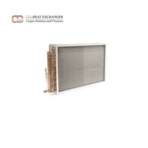 7mm copper tube aluminum fin static evaporator for cold room