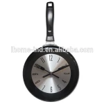 8 Inch Frying Pan Wall Clock Metal Kitchen Clocks for Home Decoration