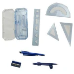 8 Pcs Math Drawing Tool Math Set Mathematical Instruments Compass Set
