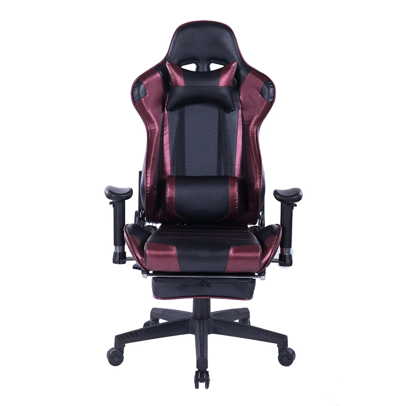 8204 Gray Rgb Gaming Chair Computer Chair Silla Gamer with Footrest