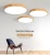 Import 8W 12W 16W 24W Living Room Wood Color Surface Mounted Macaron Round Home Lighting Fixtures Modern LED Ceiling Lights from Pakistan