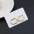 Import 925 silver needle earrings alloy earrings letter G home earrings jewelry from China