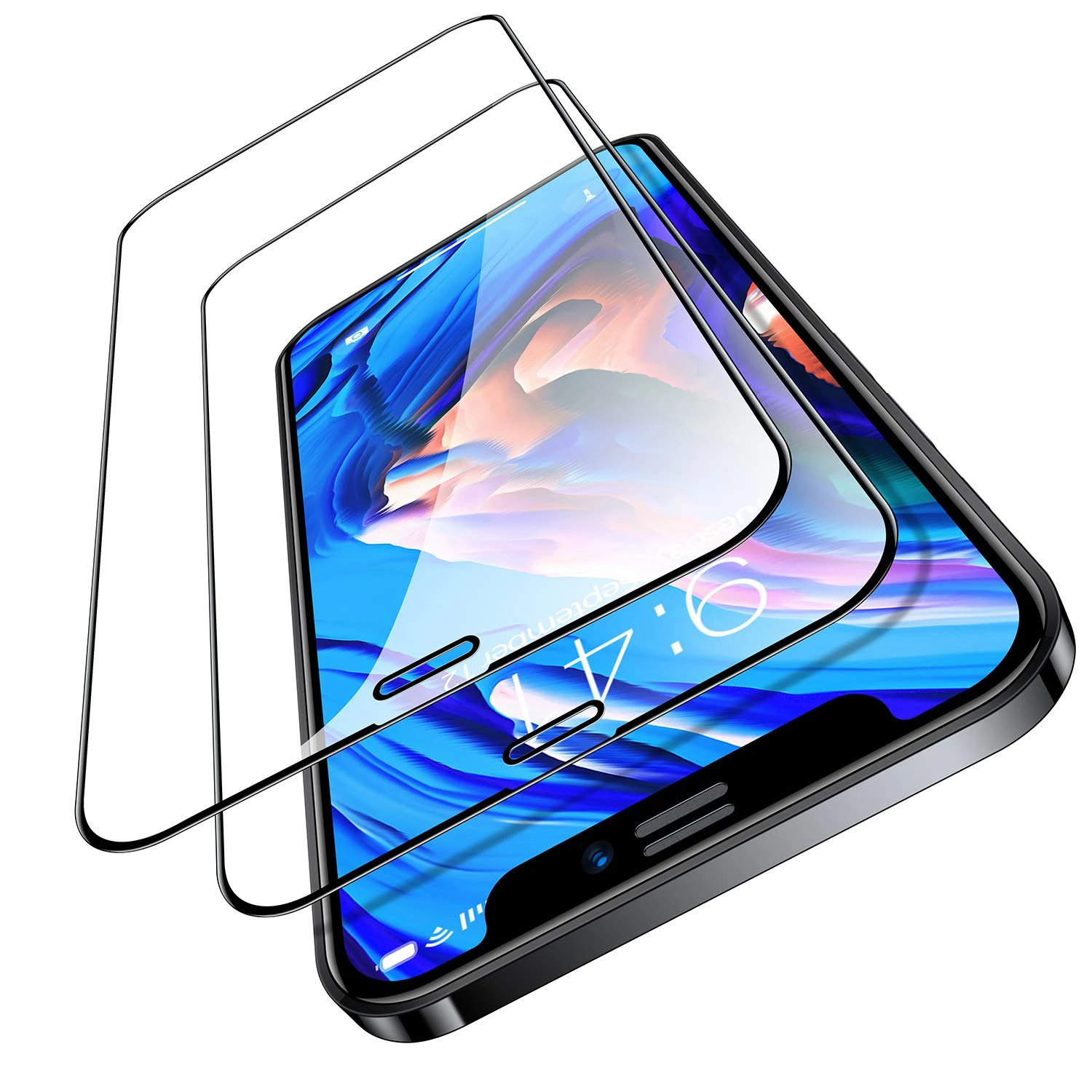 9h 3d tempered glass cell phone machine packaging custom film for iphone xr xs x 6 7 8 11 12 pro max screen protector