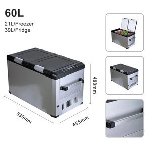 a mini cold drink double door compact refrigerator,solar home appliances cooling compressor table top led light deep freezer