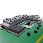 A2Z DESIGN Set 7 Seater Living Room Furniture Leather Sets Designs Home Design Sectional Canape Moderne Sofa Modern