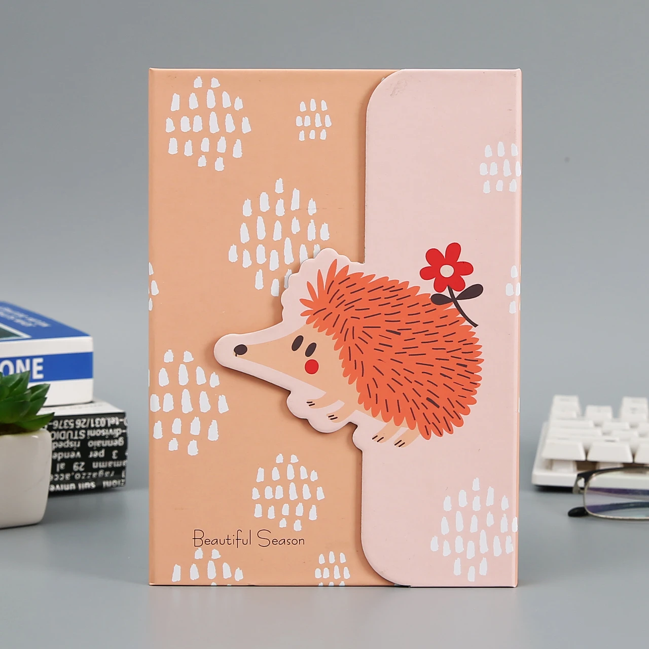 A5 Cute note pad with magnet can  customize