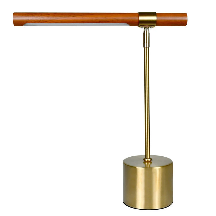 Adjustable Desk 180 Tilt 360 Rotation Height Arms Brass Swing Arm Table Lamp