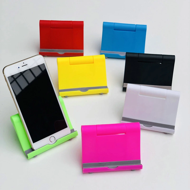 Adjustable Plastic Desktop Foldable Cell Phone Stand Mobile Tablet Holder