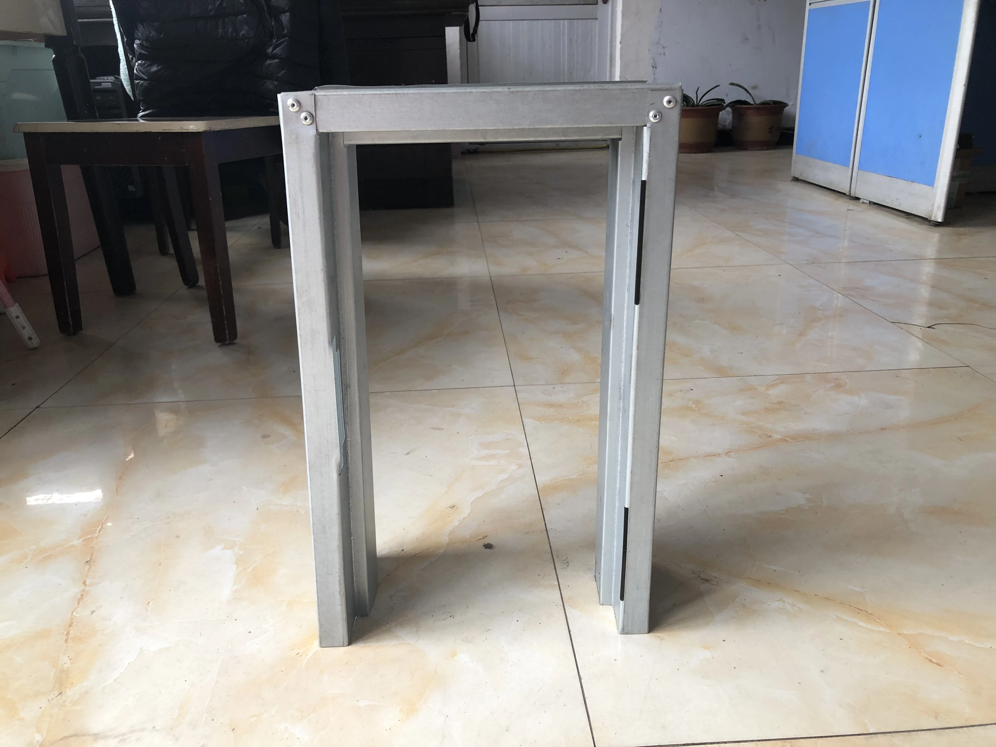 Adjustable Size Galvanized Metal Steel Door Frame Roll Forming Machine 115/230mm