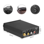 AIYIMA Audio Decoder DAC ES9038 CSR8675 Car Bluetooth Adapter APTX HD LDAC Stereo Headphone Amplifier 24Bit 96KHz USB Coaxial