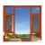 Import aluminum accessories sliding window glass green house roof window from China