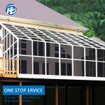 aluminum alloy glass garden house building a solarium on a deck backyard solarium glass enclosure