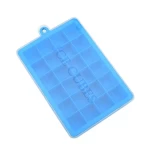 Amazon Eco friendly square cheese ice cube try with lid silicone ice cube trays