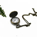 Amazon hot sale bronze animal pocket watch with chain