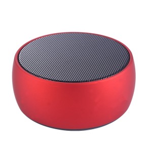 Amazon Hot Selling Small Subwoofer Portable Round Wireless Bluetooth Speaker Pluggable TF Card AUX Small Speaker Gift