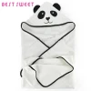 Animal cartoon design 100% bamboo fiber baby bath towel