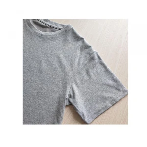 Anti Radiation T Shirt Custom Logo on Short Sleeve Blank Casual Plain Dyed Breathable Not Support O-neck Woven