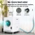 Import APP Control Self Cleaning and Electric Entrance Door Automatic Cat Litter Box for Cats with Mat-Anti-Pinch and Video Monitor from China