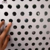 Architectural Round Hole Perforated Aluminum Sheet Metal , Micro Perforated Aluminum Sheets