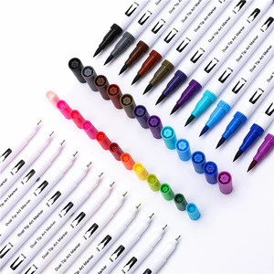 Assorted Colors  DIY Art Markers Dual Tip Markers pen