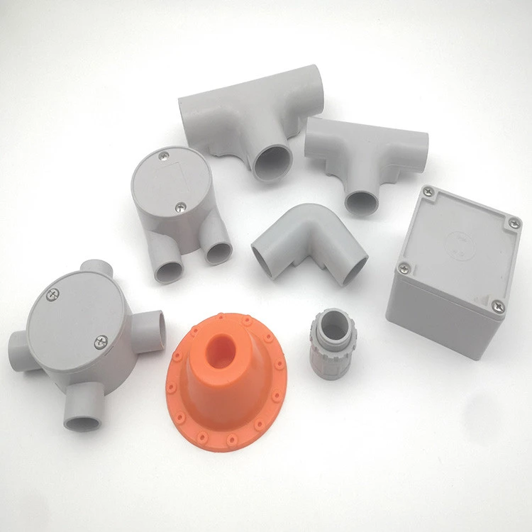 Australia Conduit PVC Pipe Fittings with Grey and Orange Color