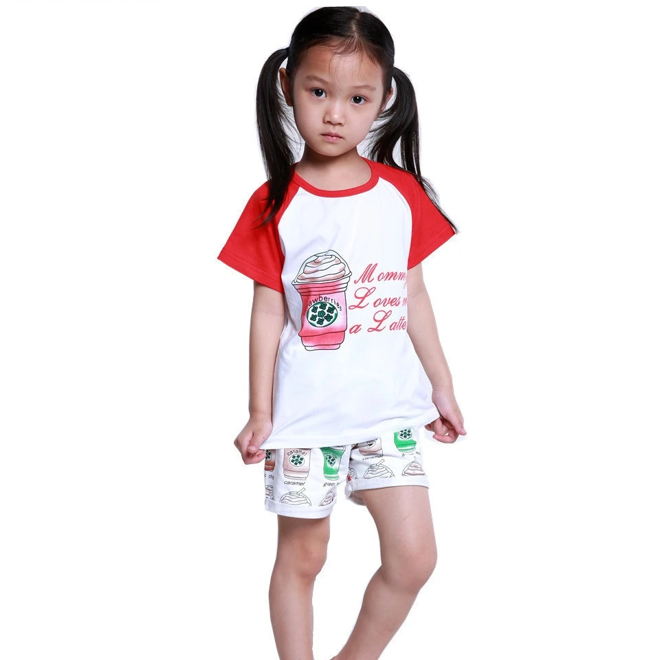 Baby Boys Summer Short-sleeved T-Shirt Toddler Cute Cotton Coffee Cups T Shirt Kids Tops Tee Tshirt 2021 New Arrival 20