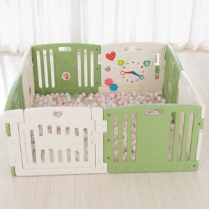 Baby play yard safety plastic fence plastic kids baby playpen