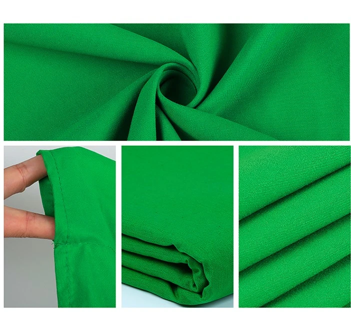 Background Stand Backdrop Support System Kit With 6ft x 9ft Chromakey Green Screen Backdrop