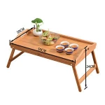 bamboo dinner food serving tray for hotel breakfast