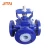 Import Bare Shaft CF8 Compact PTFE Lined Three Way Ball Valve from China