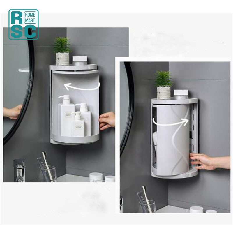 Shower Rack Rotater Buy Bathroom 360 Degree Rotating Rack Shelf Kitchen Toilet Shelf Corner ...