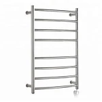 Bathroom ladder type wall hung metal heating towel rack , towel drying rack