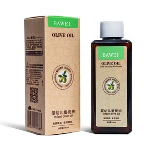 BAWEI 100ml Natural Baby Oil Baby Pure Olive Essential Massage Oil Nourishing Baby Skin Care for Sensitive Skin