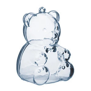 Bear Shape Plastic PS Clear Transparent Packaging Candy Gift Box