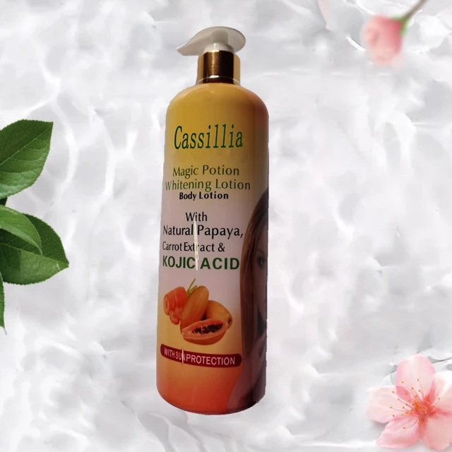 Beauty Lightening Magic Lotion Skin Care Kojic Acid Whitening Nourishing Dry Skin Papaya Carrot Body Lotion