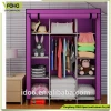 Bedroom Fabric Foldable Wardrobe Closet, 9 Grid And A Clothes Cabinet Portable Wardrobe