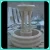 Import beige marble column water fountain pot for garden from China