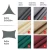 Import Beige Rectangle Waterproof Polyester Canopy Sun Shade Sail from China