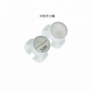 Berlin Wholesale White Plastic Tattoo Ink Ring Cups