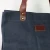Import Best Vintage Oversized heavy waxed canvas tote bag leather handle strap customs waxed canvas handbag from China