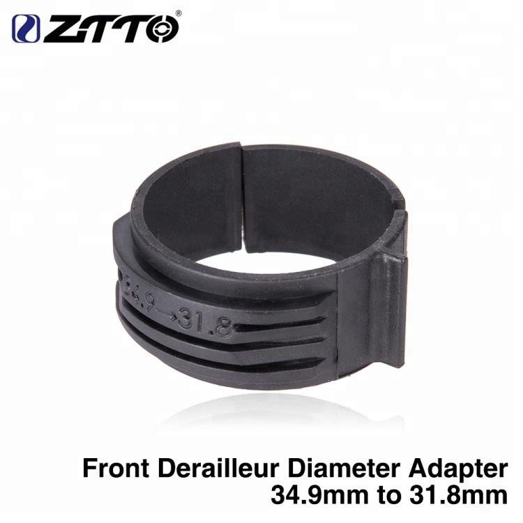 Bicycle Front Derailleur Diameter Adapter ring 34.9mm to 31.8mm Clamp for Chromium molybdenum Steel frame road bike MTB