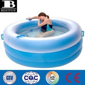 Big inflatable birth pool eco water birthing pool with inside seat and inside liners