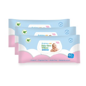 Biokleen Saline  Baby Wet Wipes To Cleaning Nose ,Set of 24