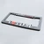 Import Black Color US Car License Plate Holder With Embossed Text High Quality from China